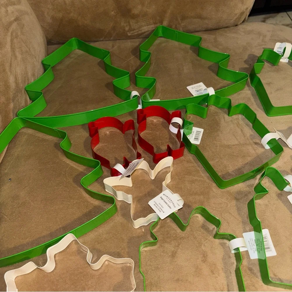 Target Holiday Cookie Cutters Set - Green, Red, White